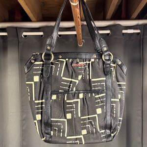 O'Neill Black and Yellow Women's Tote Bag